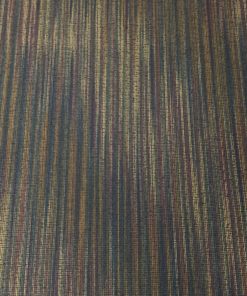 反物 秀品 紬 縦縞 焦茶色 正絹 中古